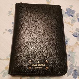 Kate Spade Wellesley Zip Black Planner NWOT